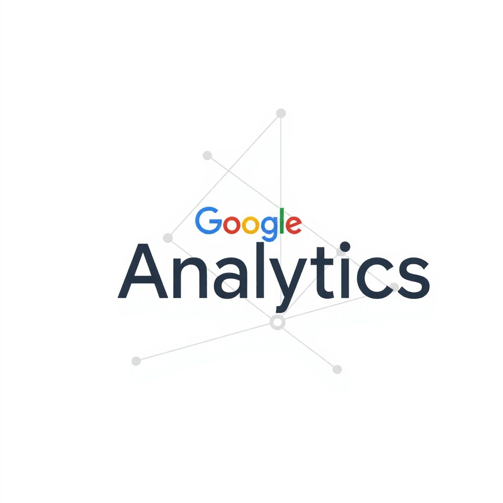Logo de Google Analytics, représentant l'analyse de données web.